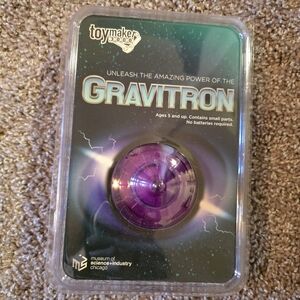 NWT Toymaker 3000 Gravitron Purple Gyro Spinner Toy